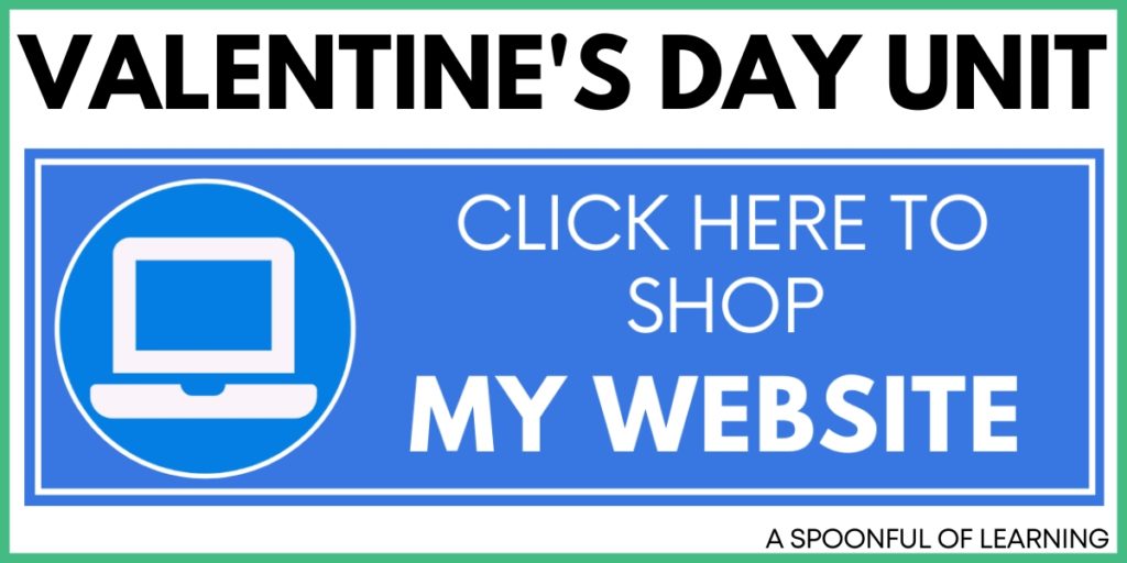 Valentine's Day Unit - Click Here to Shop My Website