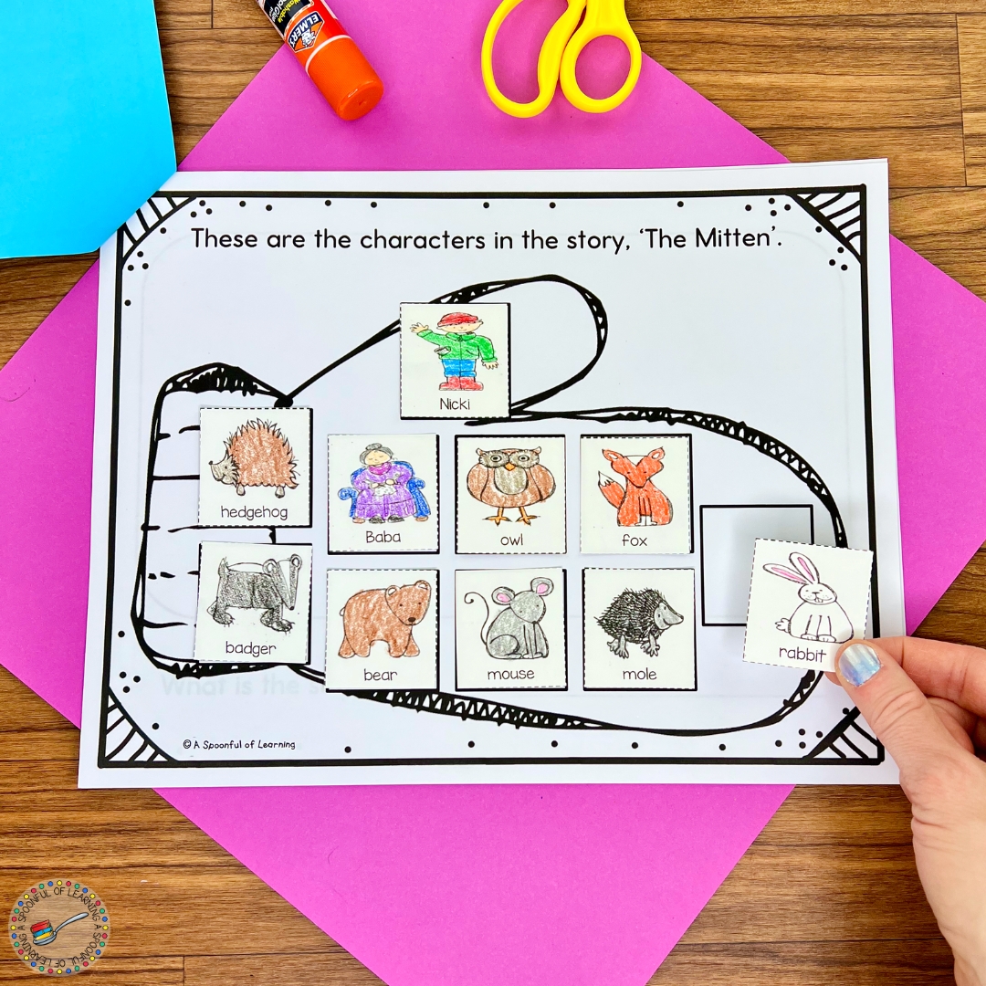 The Mitten Activities for Kindergarten - A Spoonful of Learning