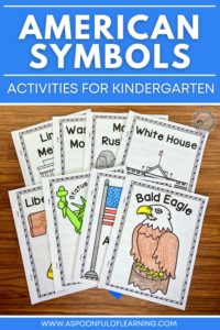 American Symbols Activities for Kindergarten - A Spoonful of Learning