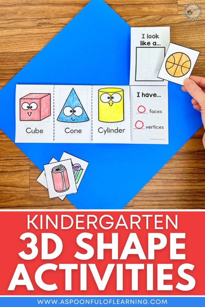 Kindergarten 3D Shape Activities