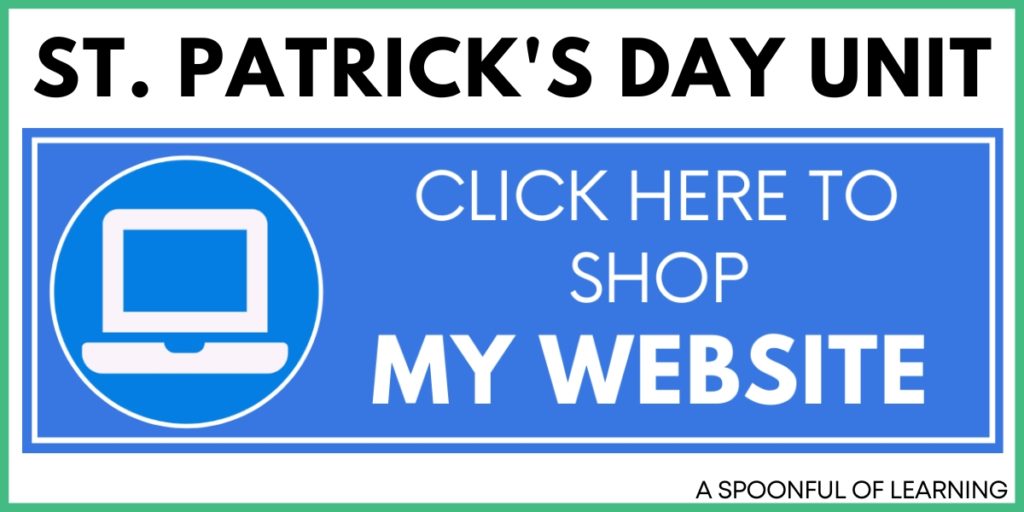 St. Patrick's Day Unit - Click Here to Shop My Website