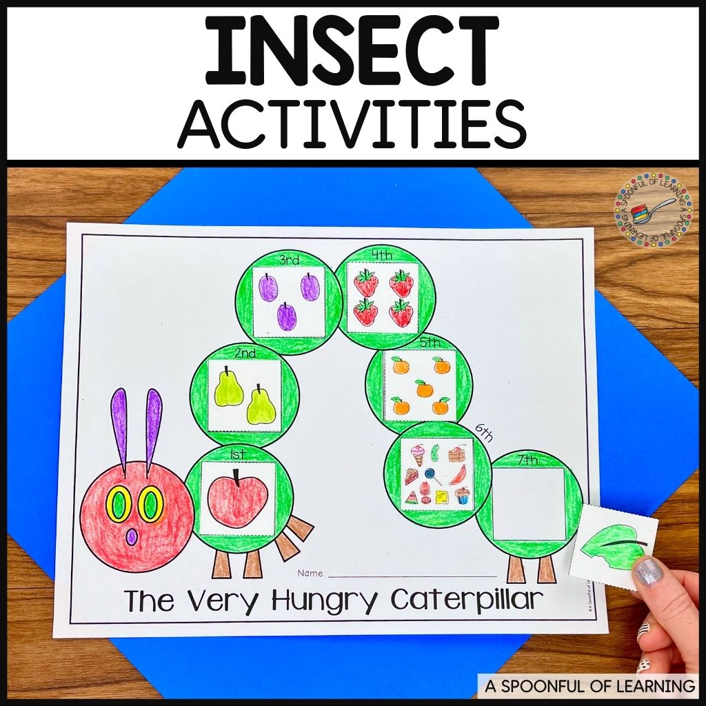 Fun Insect Activities For Kindergarten A Spoonful Of Learning