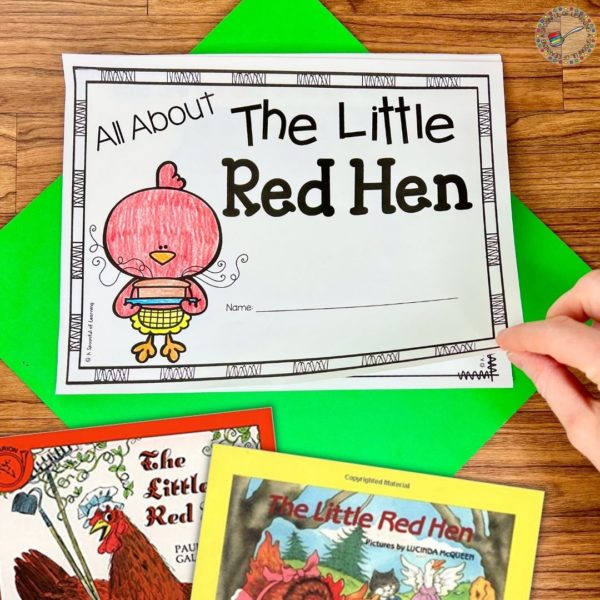 Little Red Hen Activities for Kindergarten - A Spoonful of Learning