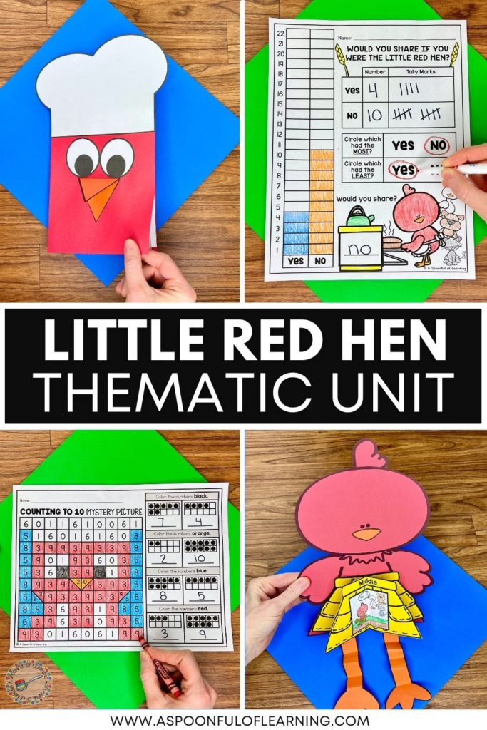 Little Red Hen Thematic unit