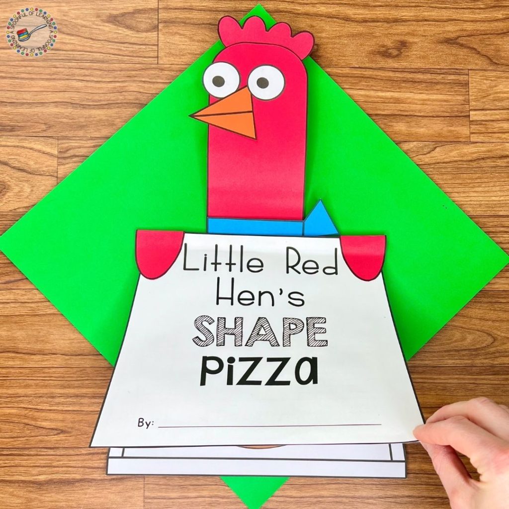 Cover of a shape pizza activity