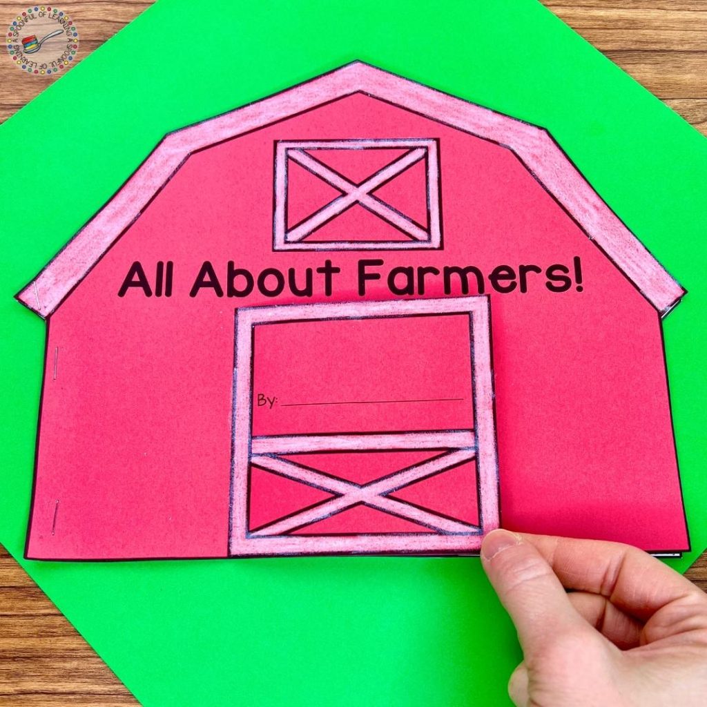 Front cover of an All About Farmers book