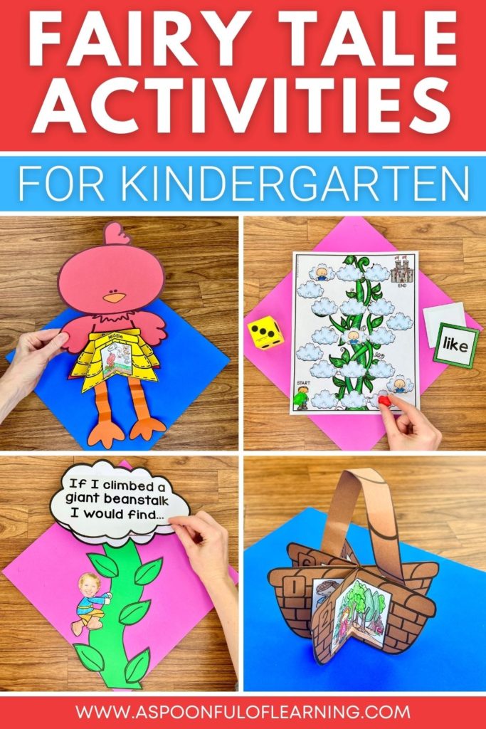 Fairy tale activities for kindergarten