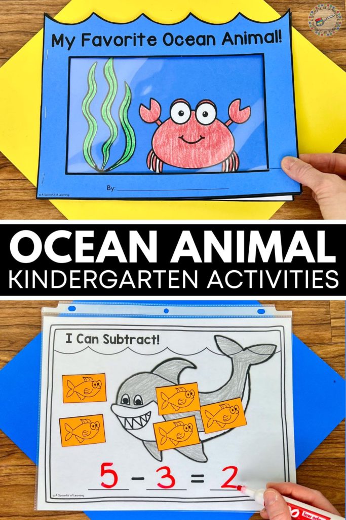 Ocean animal kindergarten activities