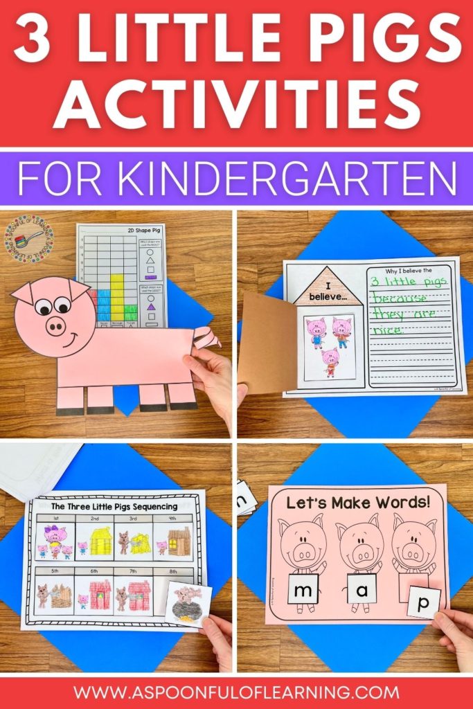 3 Little Pigs Activities for Kindergarten