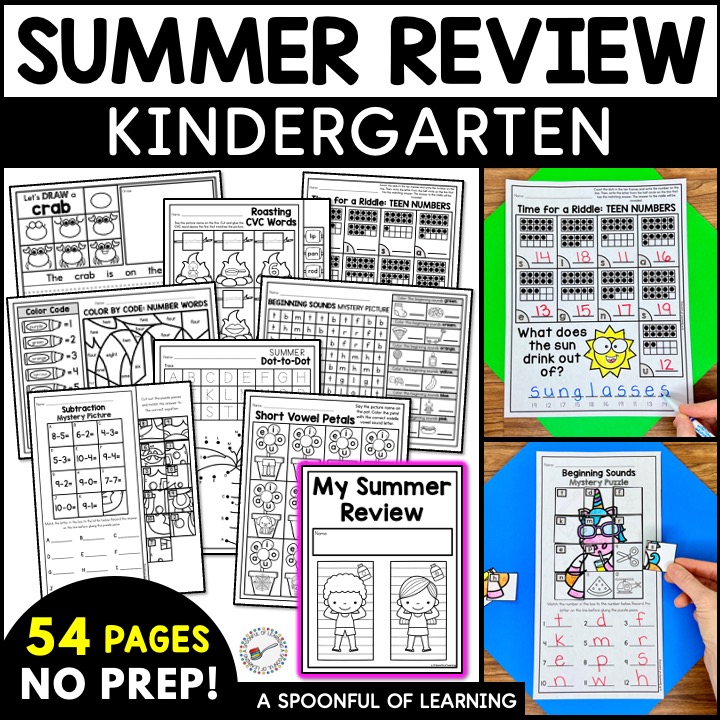 Summer Review - Kindergarten