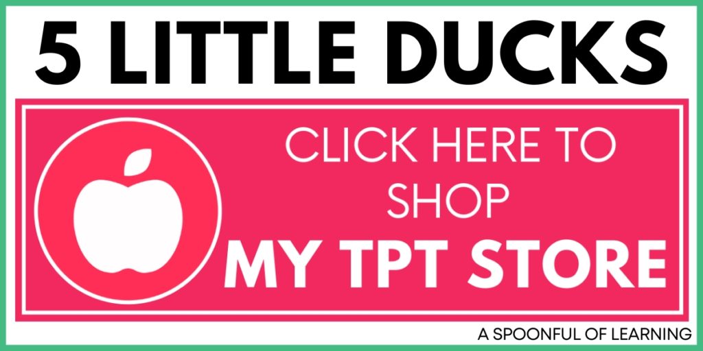 5 Little Duck - Click Here to Shop My TPT Store