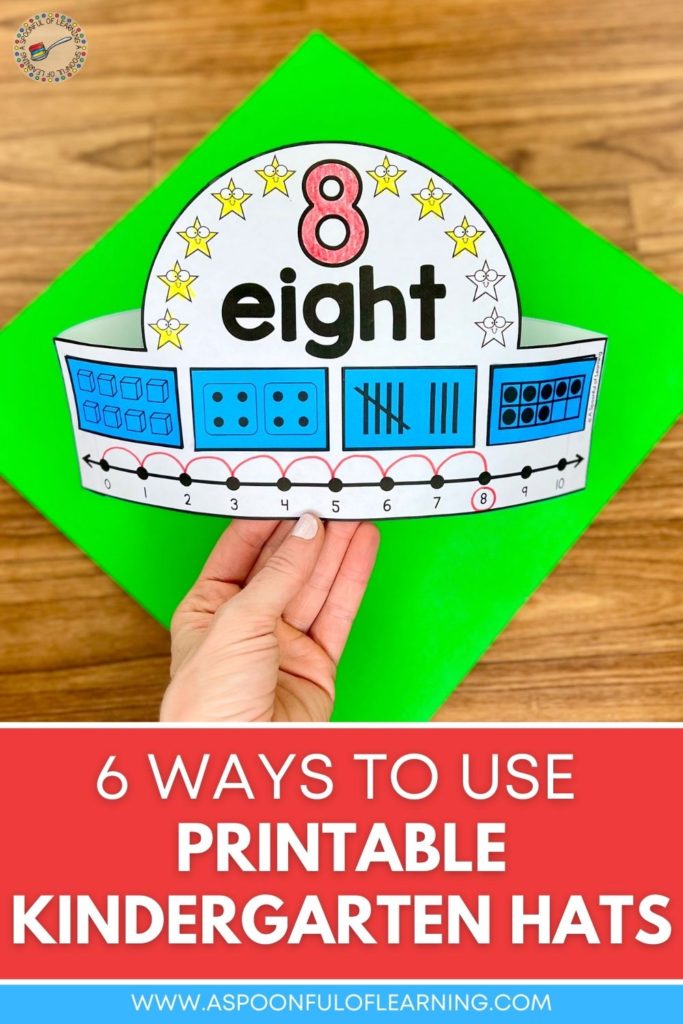 6 ways to use printable kindergarten hats
