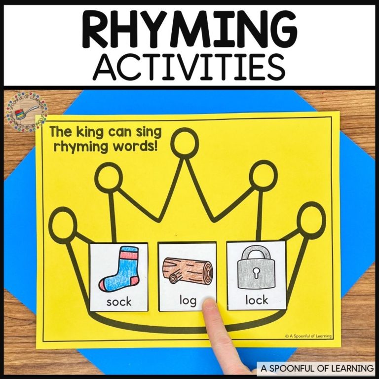 Rhyming activities