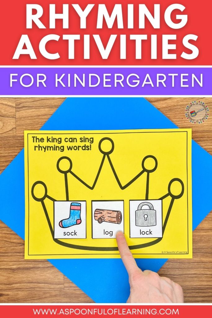 Rhyming Activities for Kindergarten
