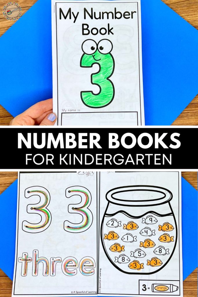 Number books for kindergarten
