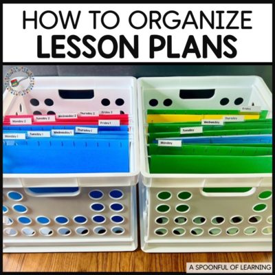 How to Organize Lesson Plans