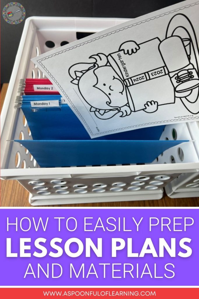 How to Easily Prep Lesson Plans and Materials