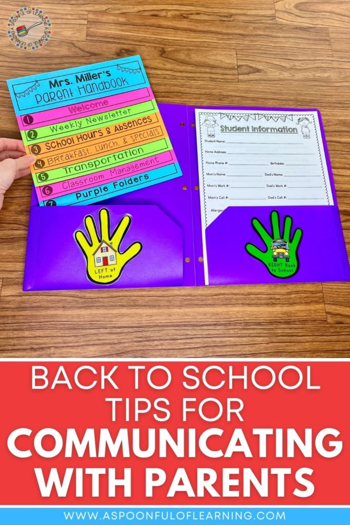 Back to school tips for communicating with parents