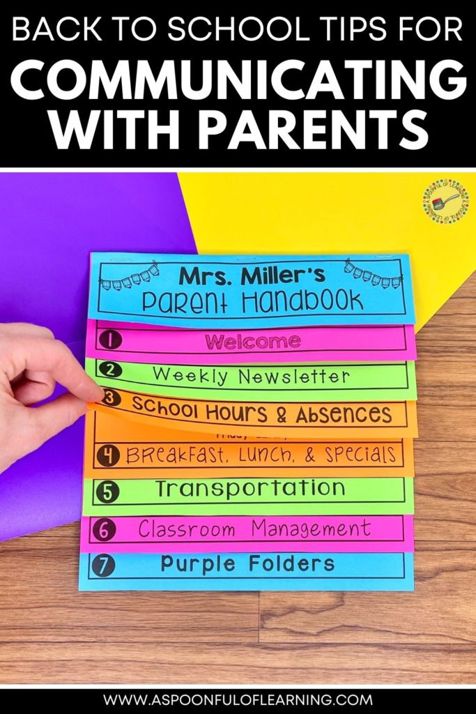 Back to school tips for communicating with parents