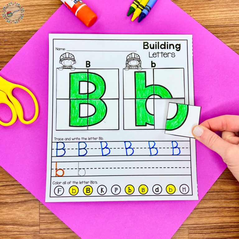 Free Letter B Printables For Kindergarten - A Spoonful Of Learning