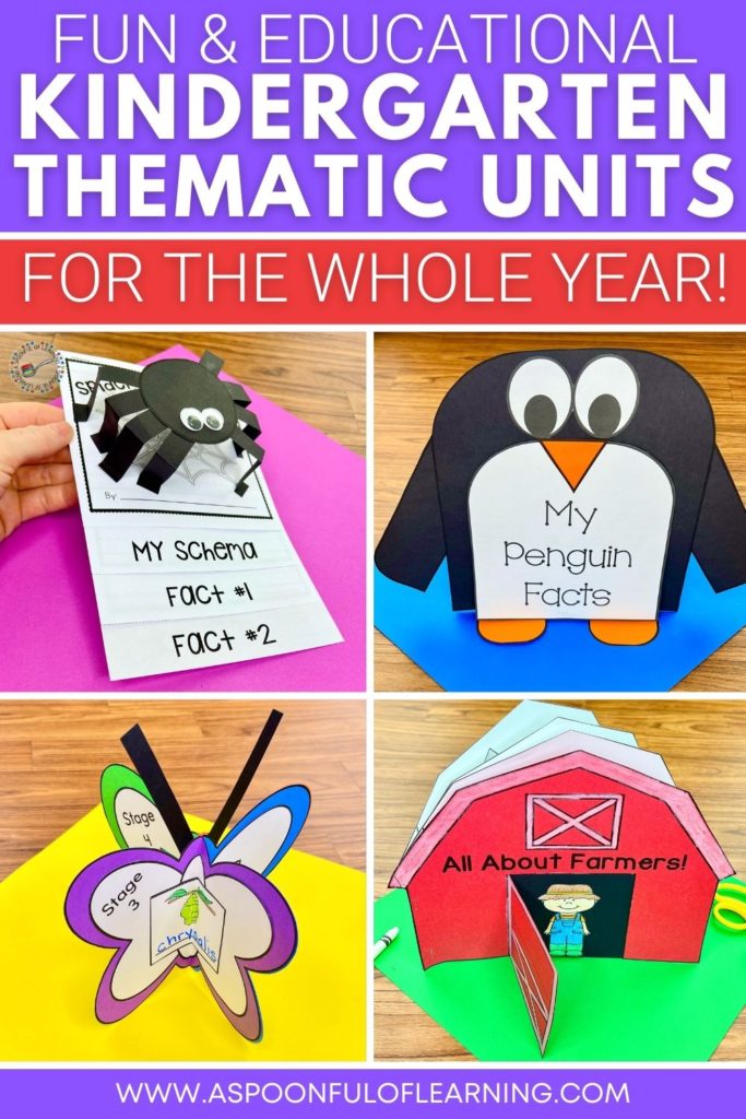 Fun and Educational Kindergarten Thematic Units for the Whole Year