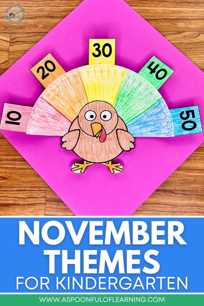 November themes for kindergarten