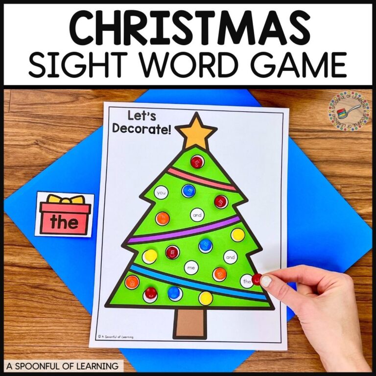 Christmas Sight Word Game