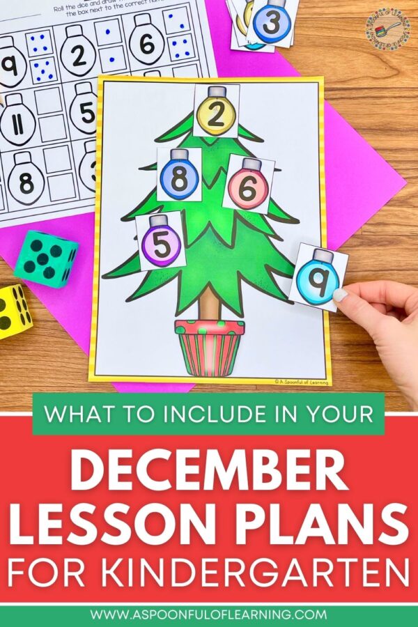 What to Add to Your December Lesson Plans for Kindergarten - A Spoonful ...