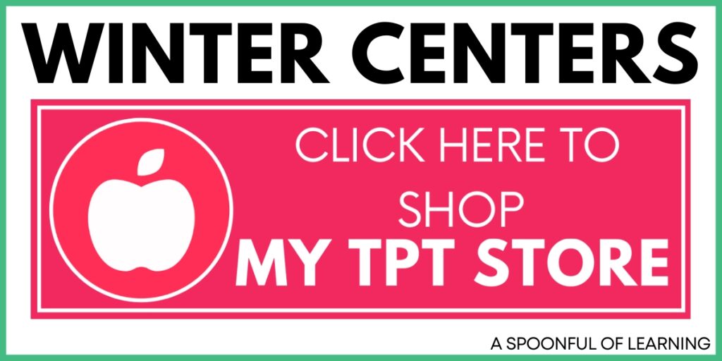 Winter Centers - Click Here to Shop My TPT Store