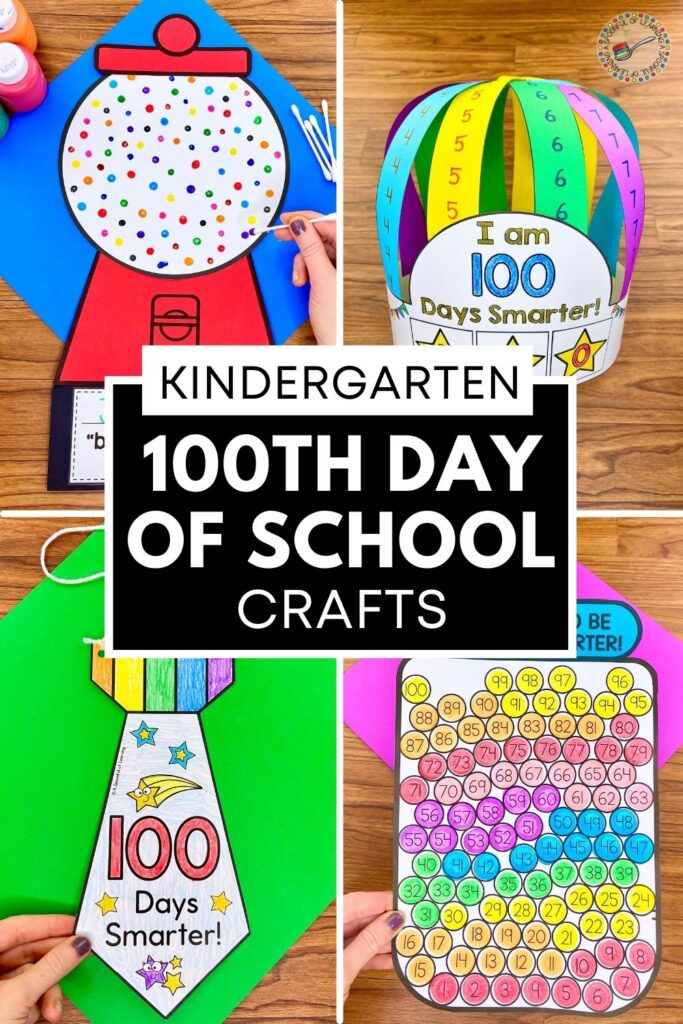 Kindergarten 100th Day of School Crafts