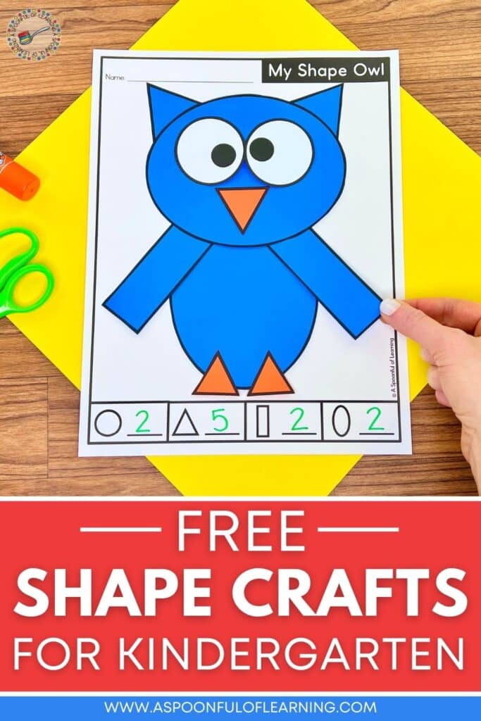 Free Shape Crafts for Kindergarten