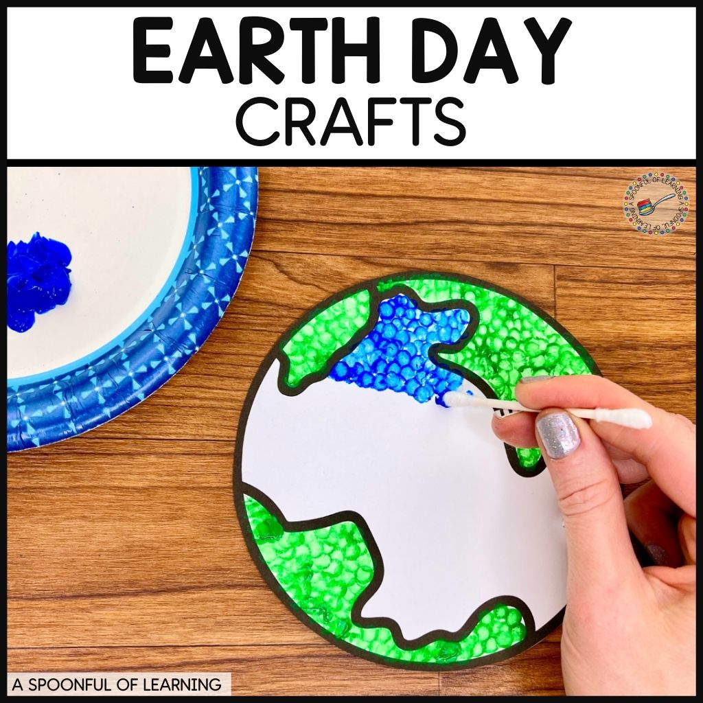 Earth Day Crafts for Kindergarten - A Spoonful of Learning