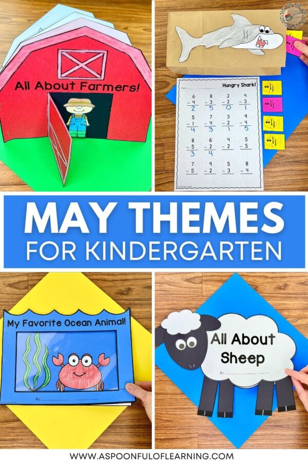 May Themes for Kindergarten - A Spoonful of Learning