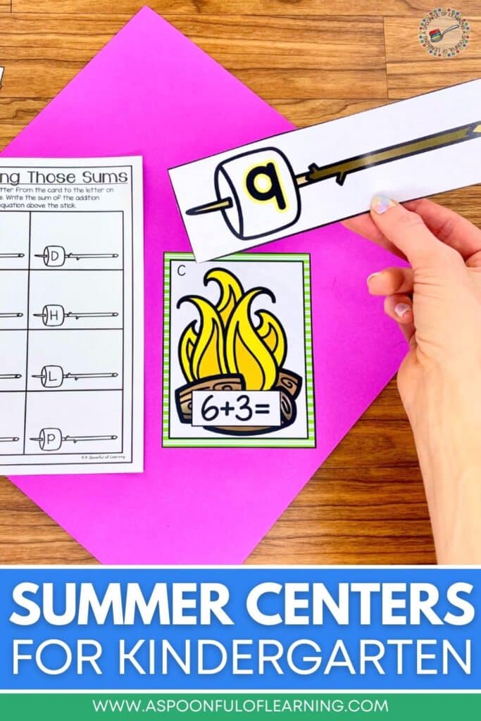 Summer centers for kindergarten