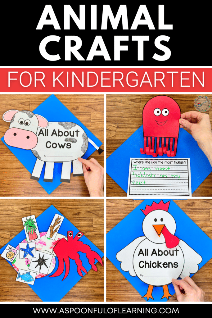 Animal crafts for kindergarten