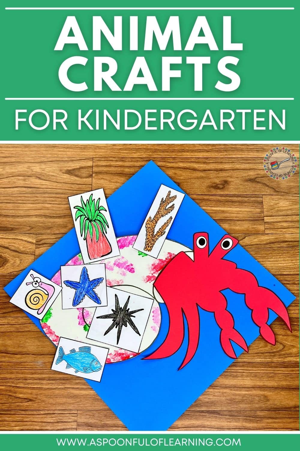 Fun Animal Crafts for Kindergarten - A Spoonful of Learning