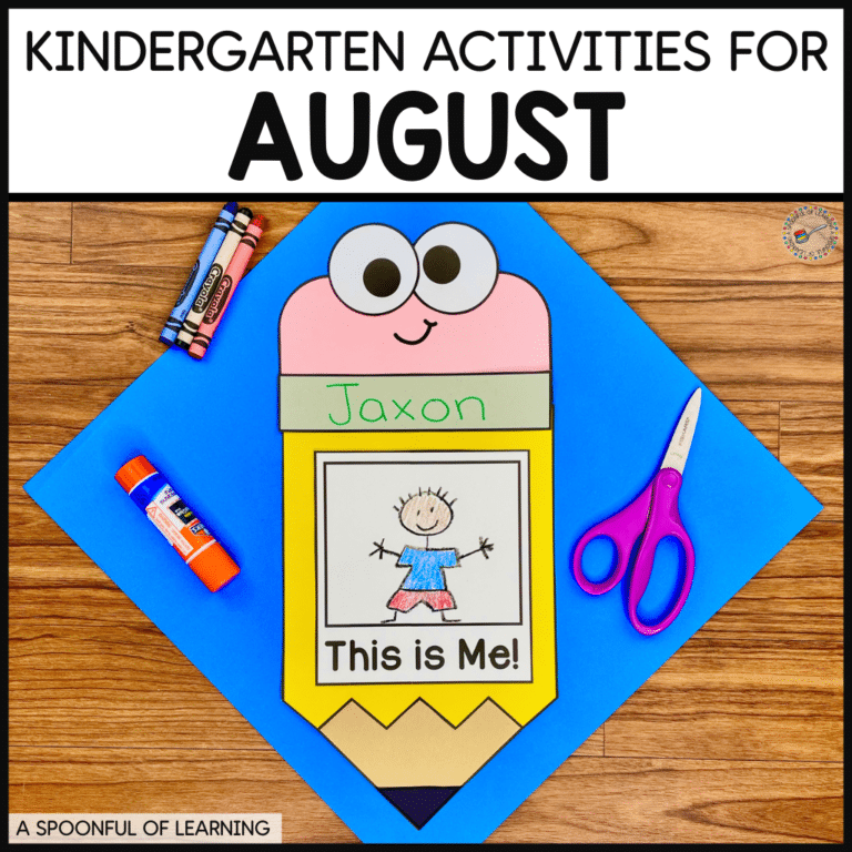 Kindergarten Activities for August