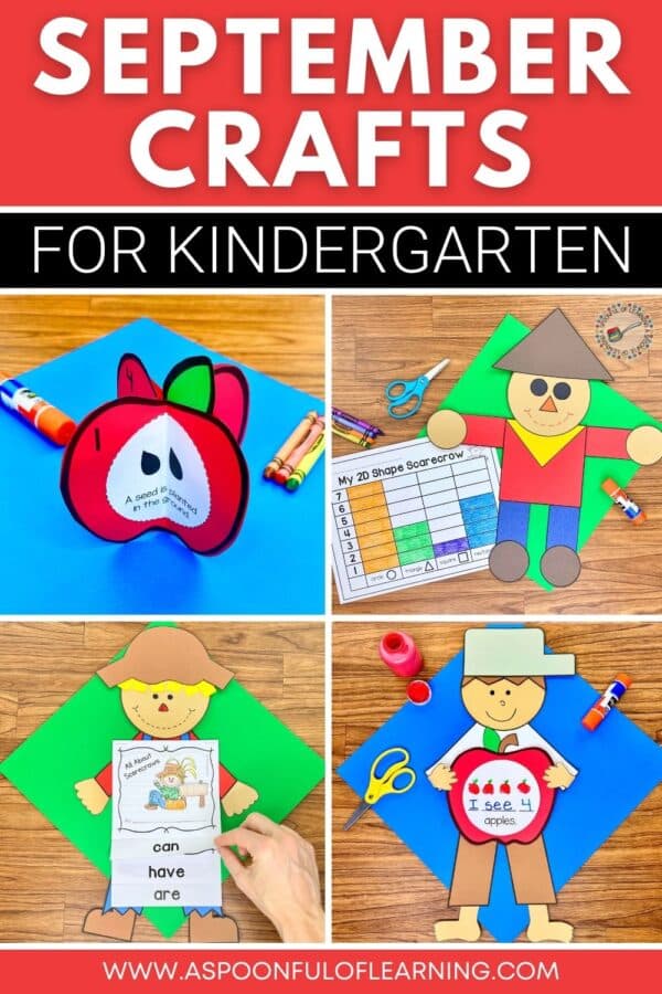 Fun September Crafts for Kindergarten - A Spoonful of Learning
