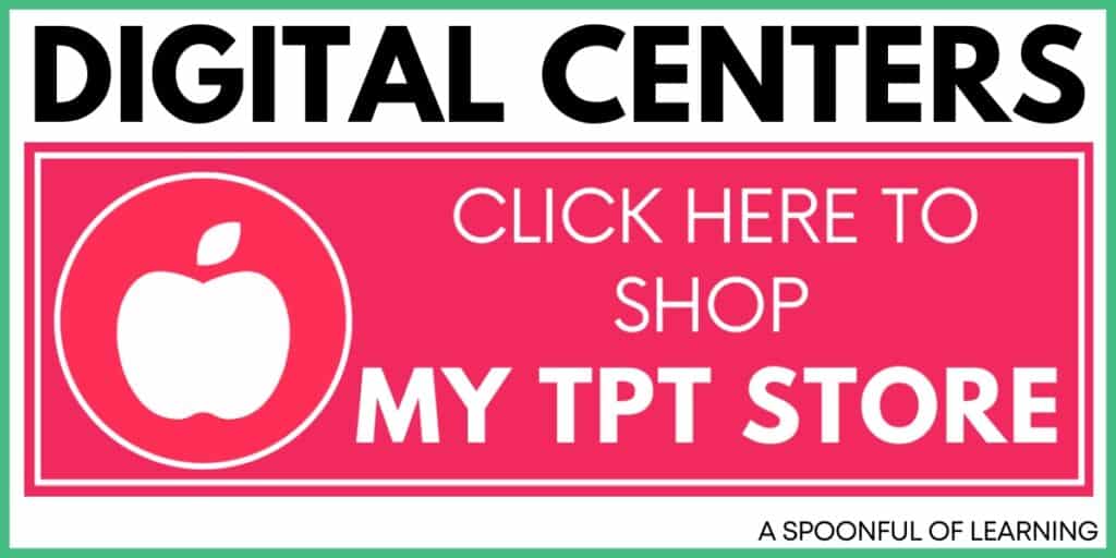 Digital Centers - Click Here to Shop My TPT Store