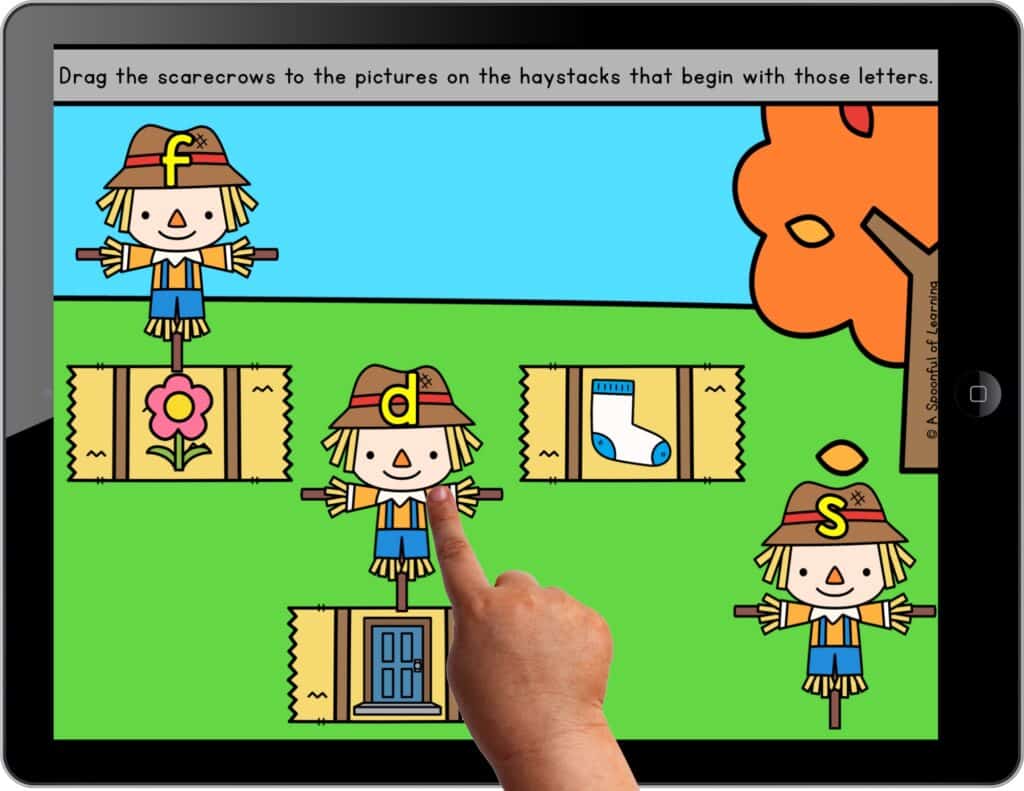 Scarecrow theme digital activity