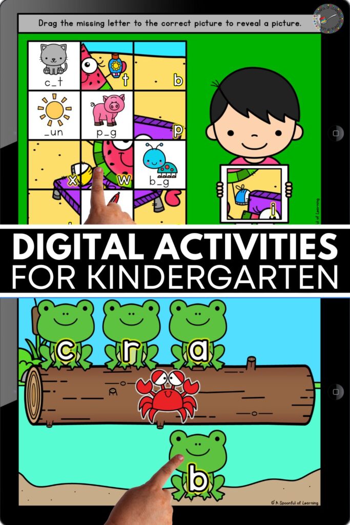 Digital activities for kindergarten