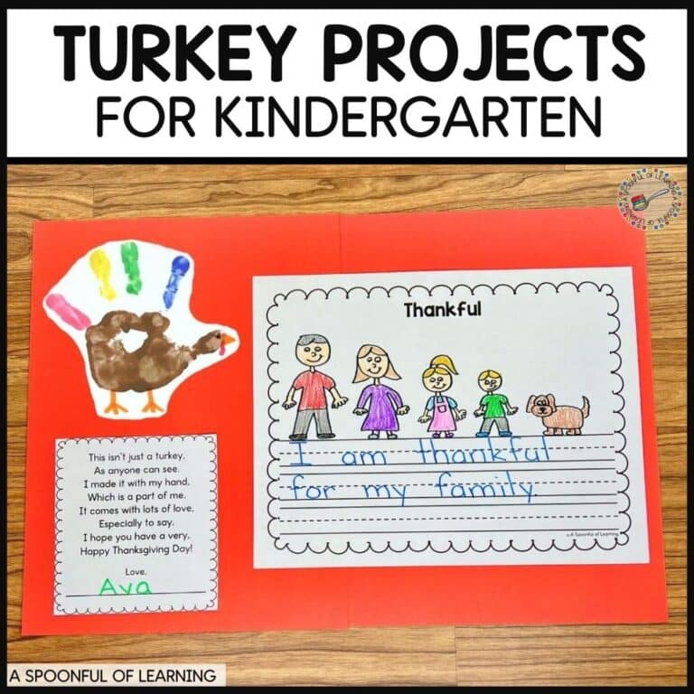 Turkey projects for kindergarten