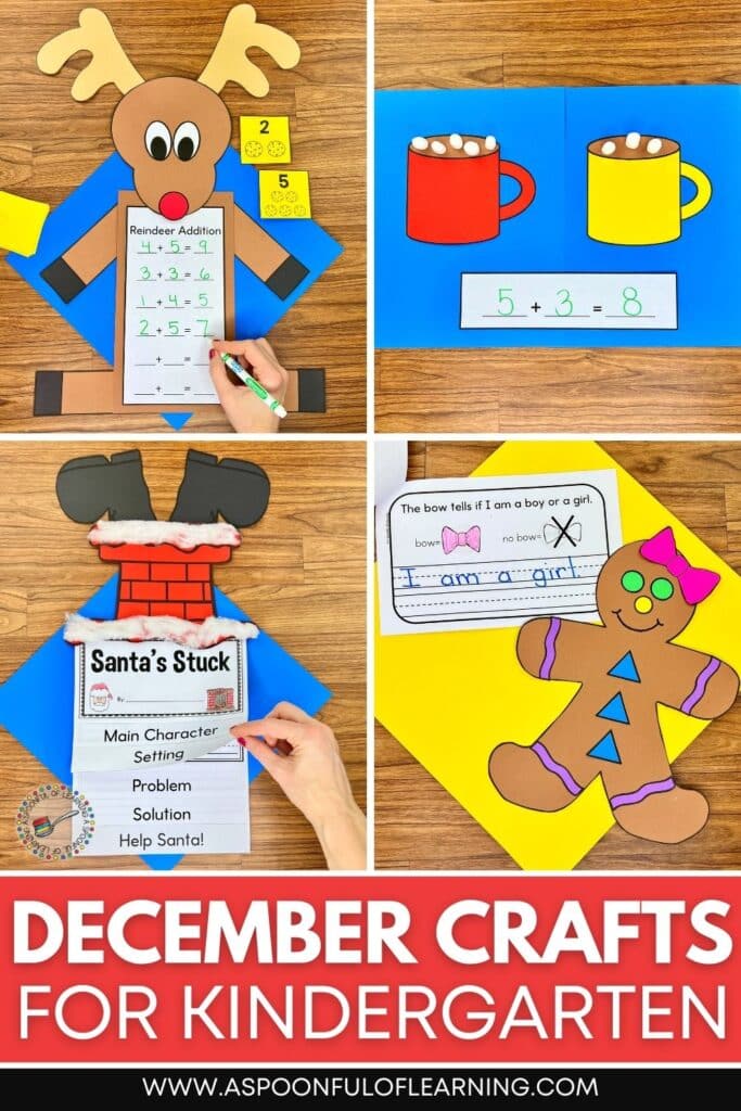 December crafts for kindergarten