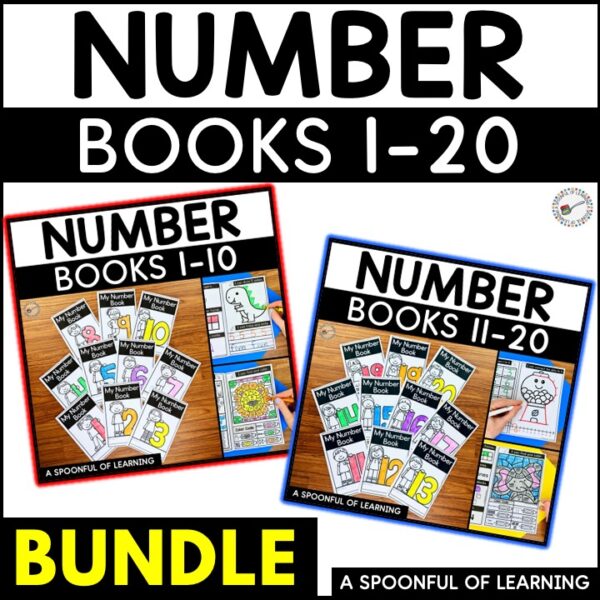 Number books to 20 cover