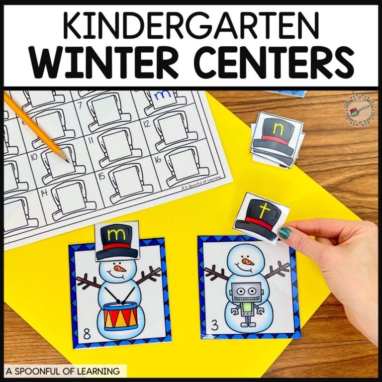 Kindergarten winter centers