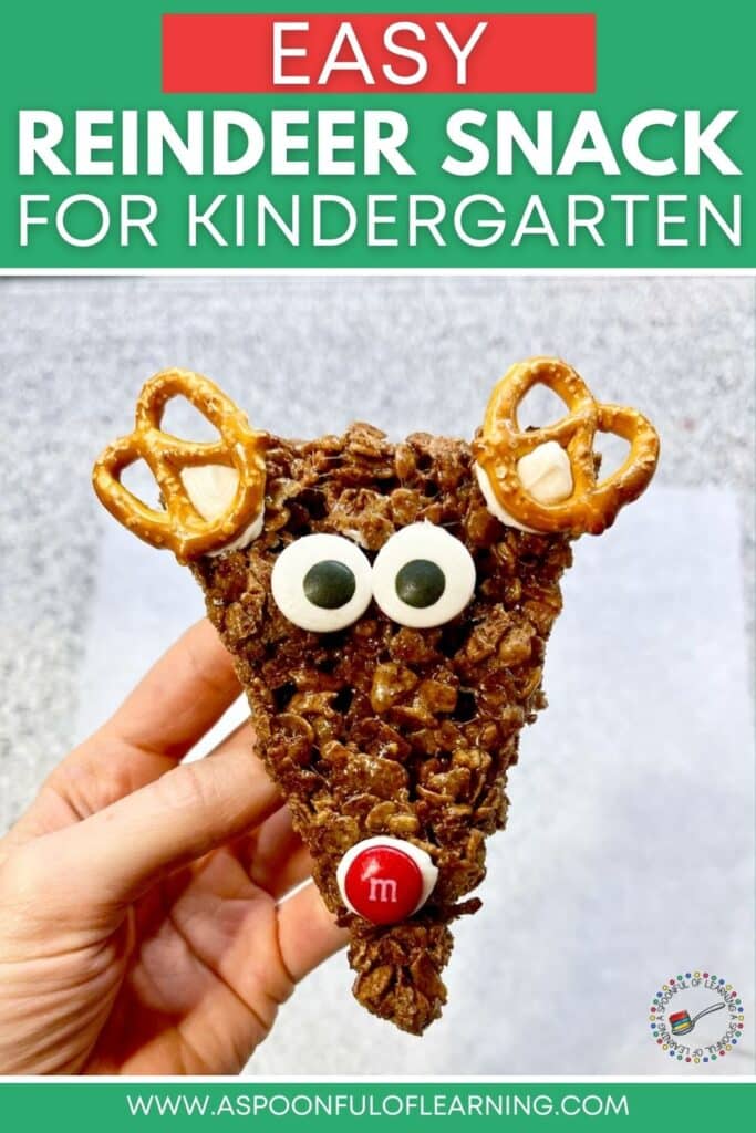 Easy Reindeer Snack for Kindergarten