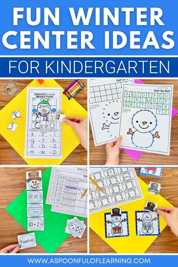 Fun winter center ideas for kindergarten