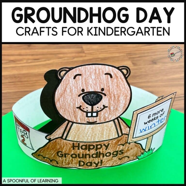 Groundhog Day crafts for kindergarten