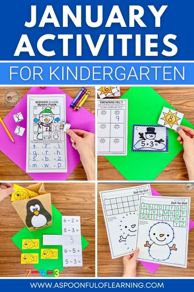 January Activities for Kindergarten