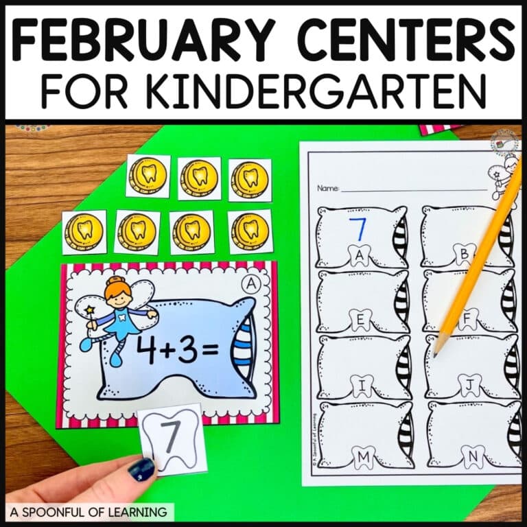 February centers for kindergarten